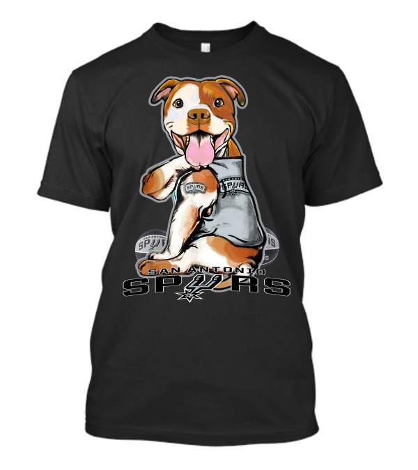 Pittbull San Antonio Spurs Team Spirit T-Shirt