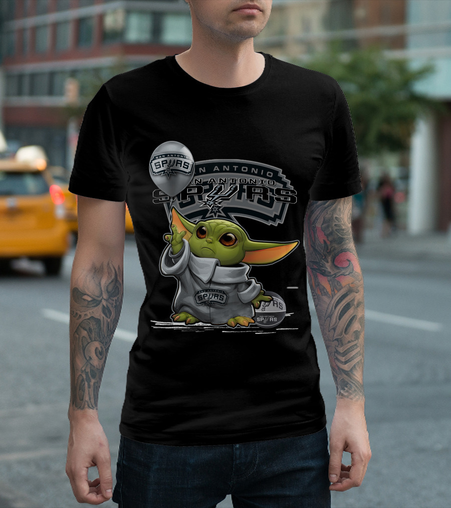 San Antonio Spurs Yoda Character T-Shirt