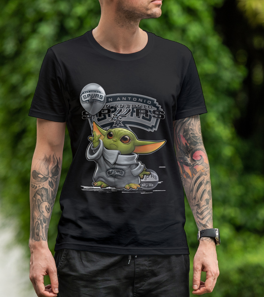 San Antonio Spurs Yoda Character T-Shirt