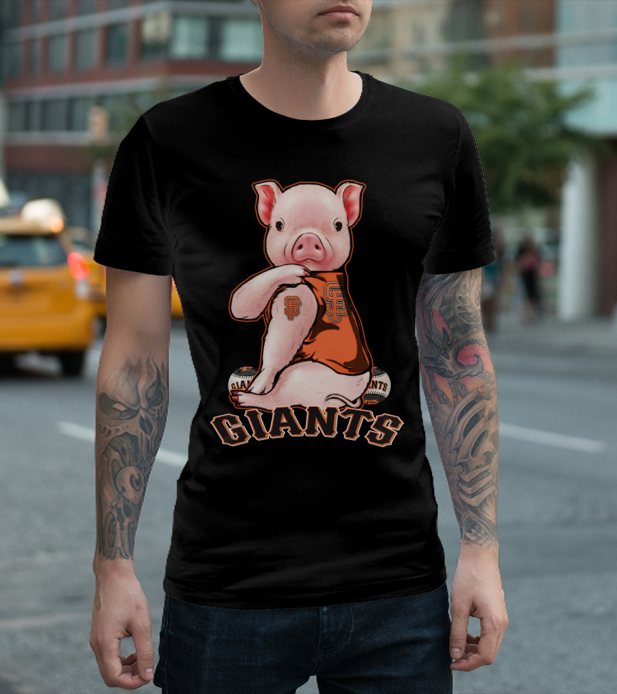 San Francisco Giants Pig Baseball Fan T-Shirt
