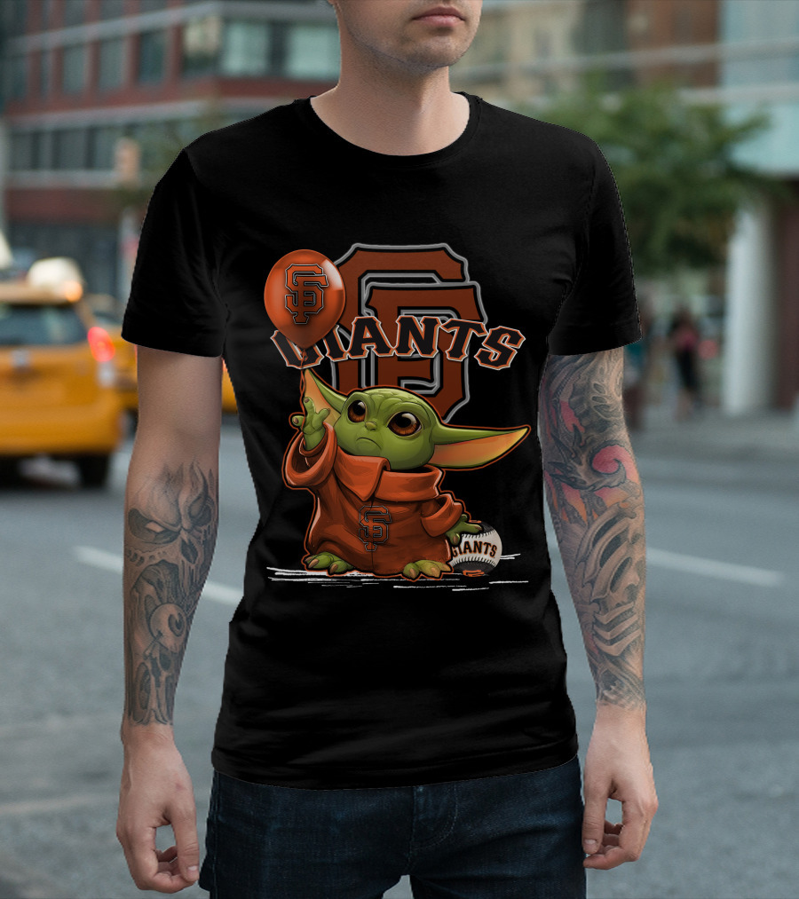 SF Giants Yoda Balloon T-Shirt