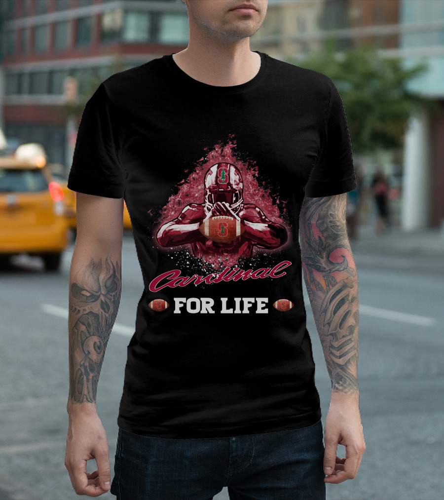 Cardinal for Life Stanford Football Energy and Passion T-Shirt