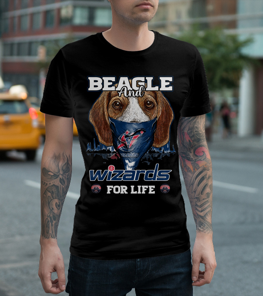 Beagle And Wizards For Life Washington Wizards T-Shirt