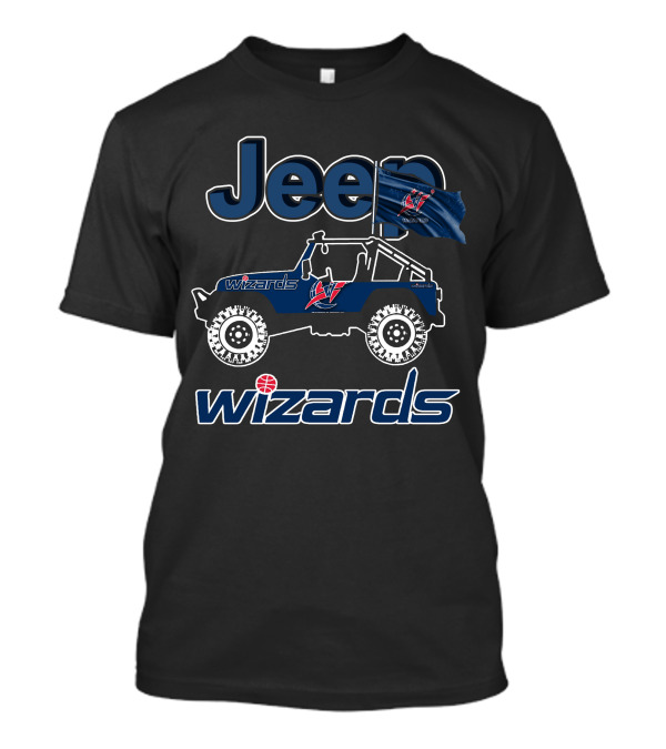 Jeep Wizards Basketball Washington Team Collaboration T-Shirt