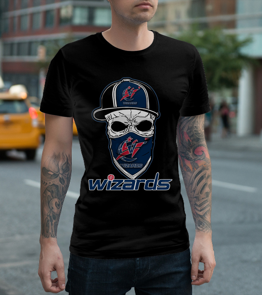 Wizards Skull Cap Bandana T-Shirt