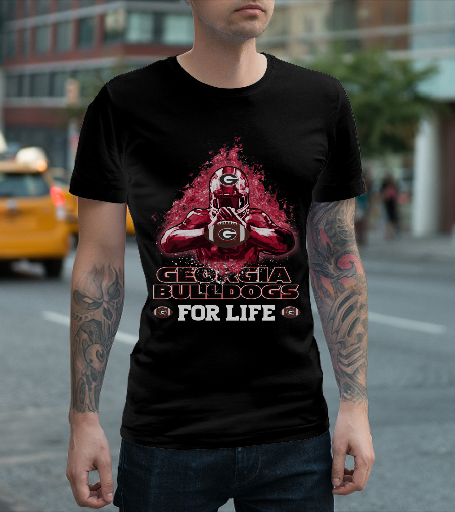 Georgia Bulldogs Football Player For Life T-Shirt