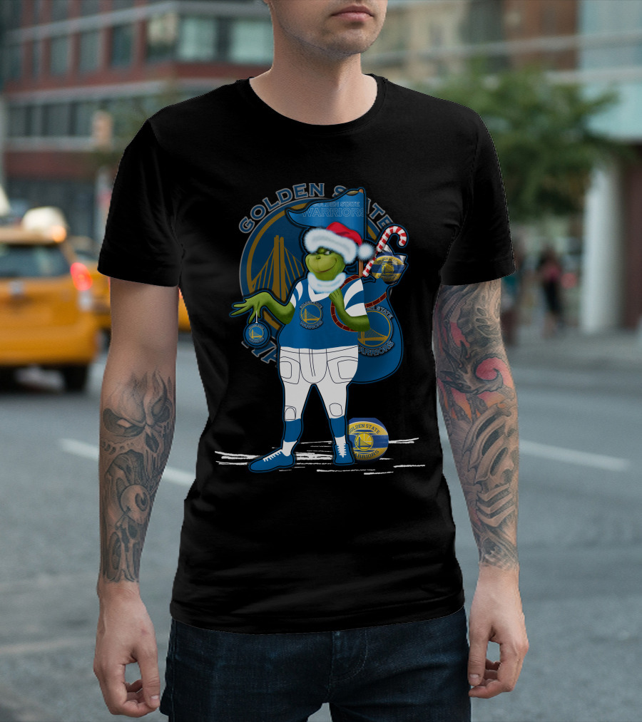 Golden State Warriors Grinch Christmas Special Edition T-Shirt