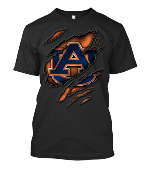 Torn Auburn Tigers Claw A T-Shirt