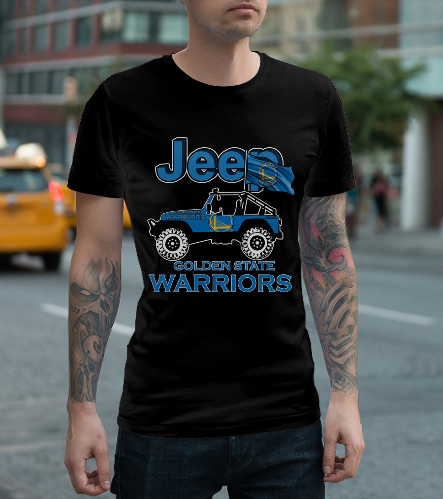 Jeep Golden State Warriors Logo Adventure T-Shirt