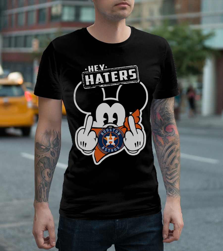 Hey Haters Mick Houston Astros T-Shirt