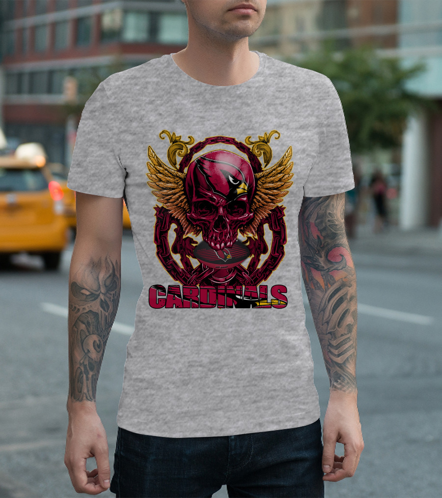 Cardinals Skullfb Arizona Cardinals T-Shirt