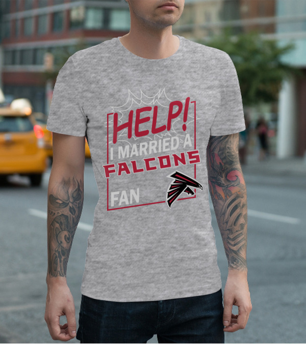 Help I Married A Falcons Fan T-Shirt