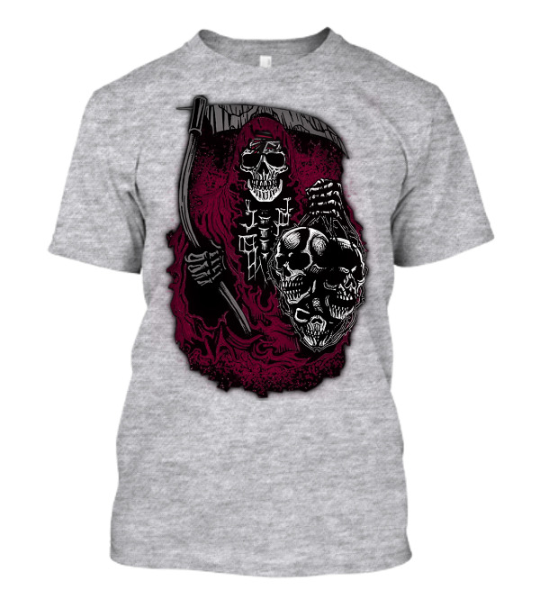 Atlanta Falcons 03 Grim Reaper Skull T-Shirt