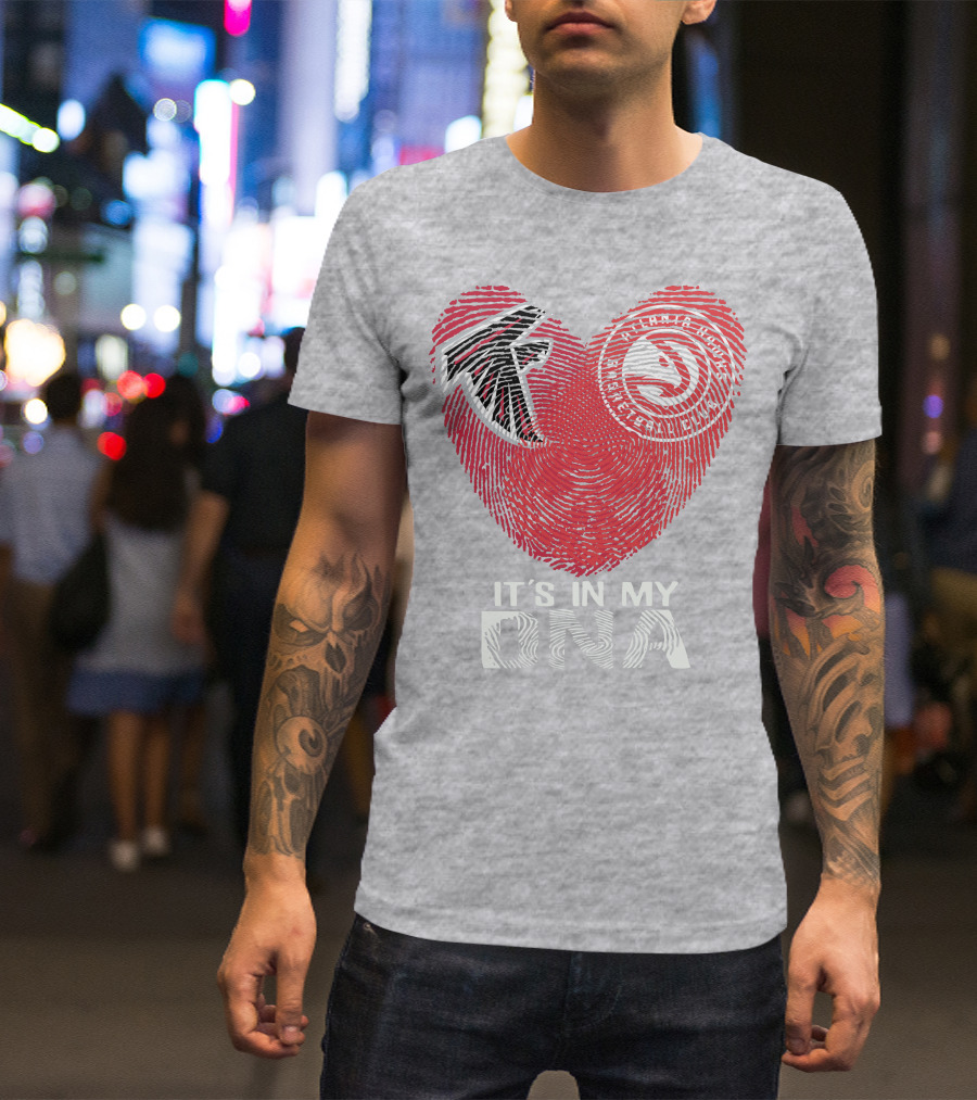 Atlanta Falcons It's In My Dna Heart T-Shirt