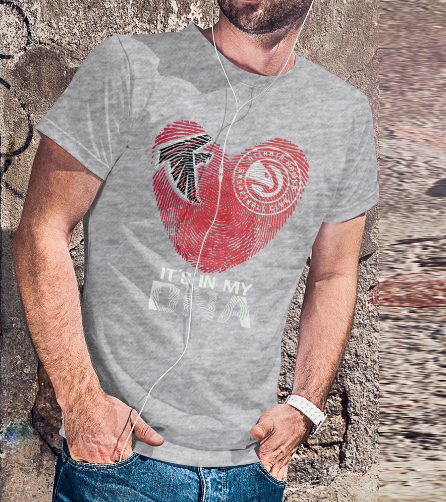 Atlanta Falcons It's In My Dna Heart T-Shirt