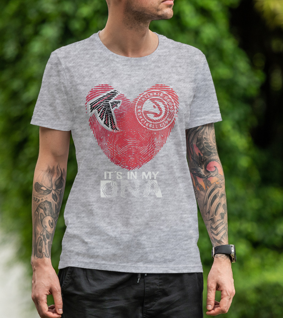 Atlanta Falcons It's In My Dna Heart T-Shirt