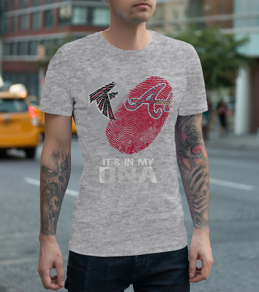 Atlanta Falcons Braves It's In My Dna T-Shirt
