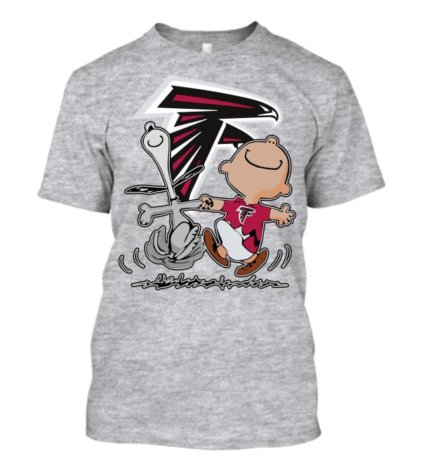 Atlanta Falcons Snoopy Dance Nfl Fan Artwork T-Shirt