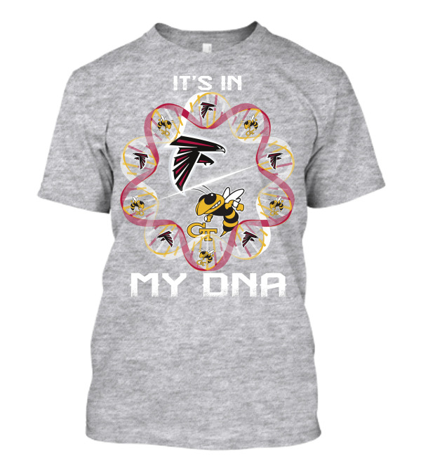 It's In My Dna Atlanta Falcons Georgia Tech T-Shirt