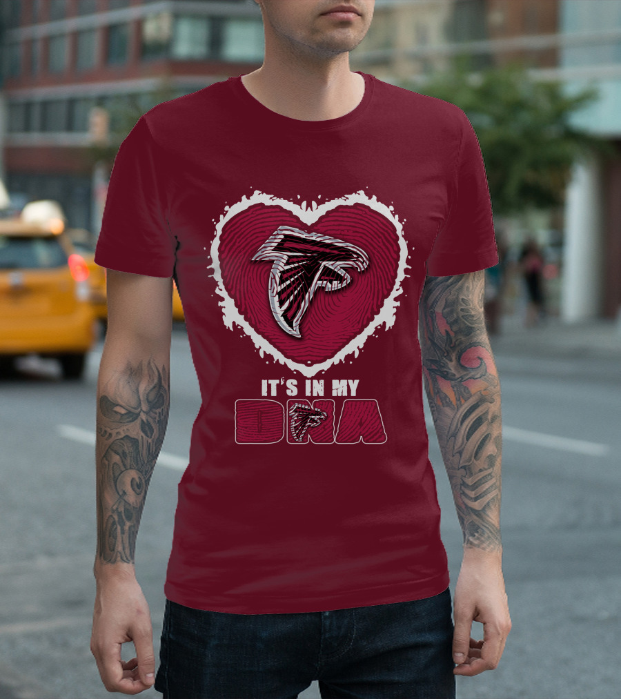 Atlanta Falcons Heart It's In My Dna T-Shirt