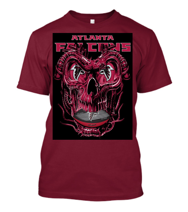 Atlanta Falcons Dragonskull Helmet T-Shirt