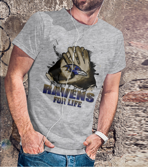 Ravens For Life Baltimore 28 T-Shirt