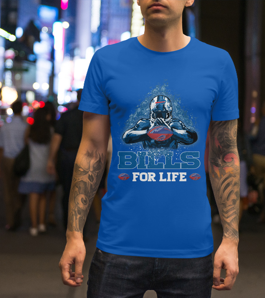 Bills For Life Buffalo Bills Fan Spirit T-Shirt