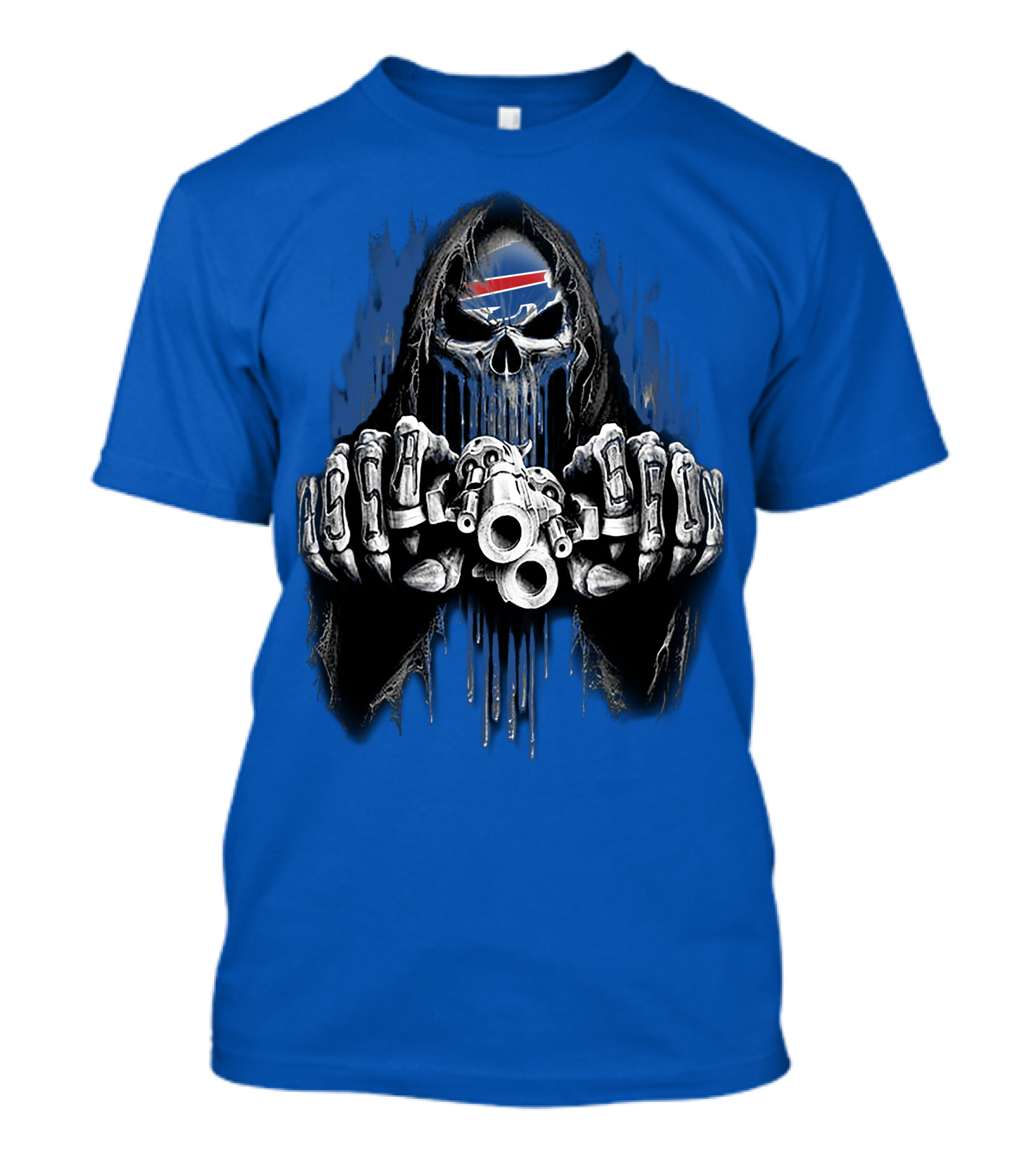 Buffalo Bills Mafia Grim Reaper Gunslinger T-Shirt