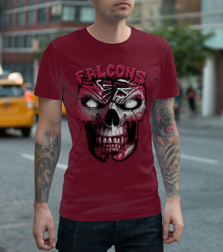 Falcons Skull Logo 64 T-Shirt