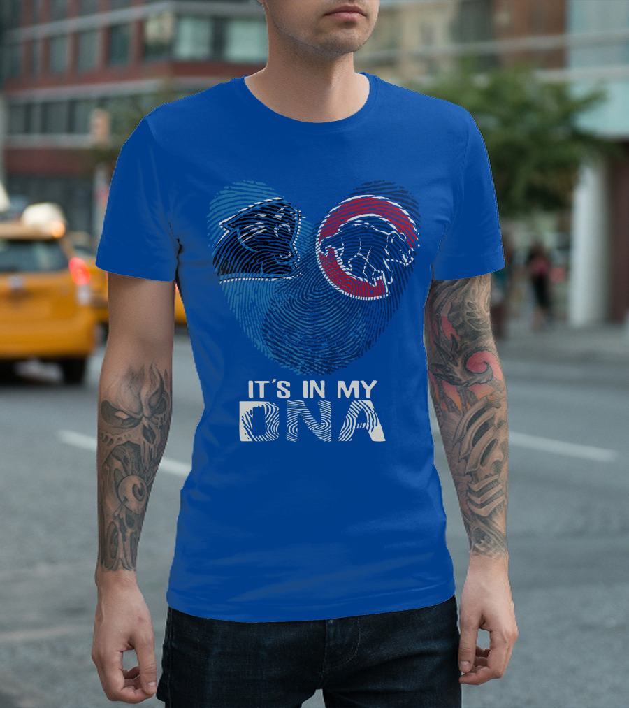 Carolina Panthers Buffalo Bills It's In My Dna T-Shirt