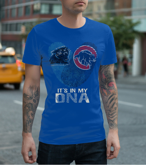 Carolina Panthers Buffalo Bills It's In My Dna T-Shirt