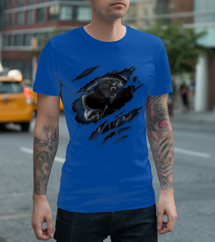 Carolina Panthers 49 Claw Mark T-Shirt