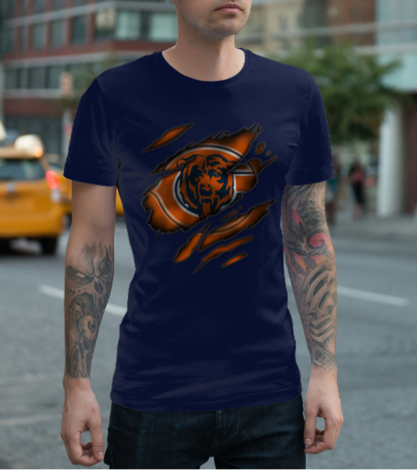 Chicago Bears 42 Claw Scratches T-Shirt