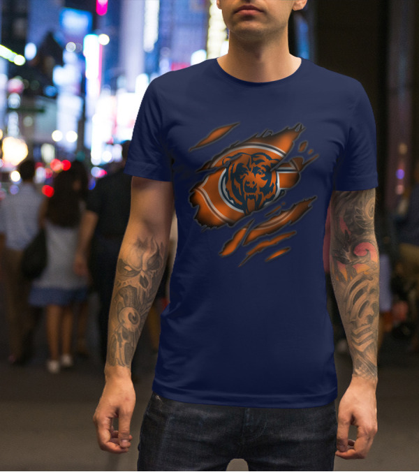 Chicago Bears 42 Claw Scratches T-Shirt