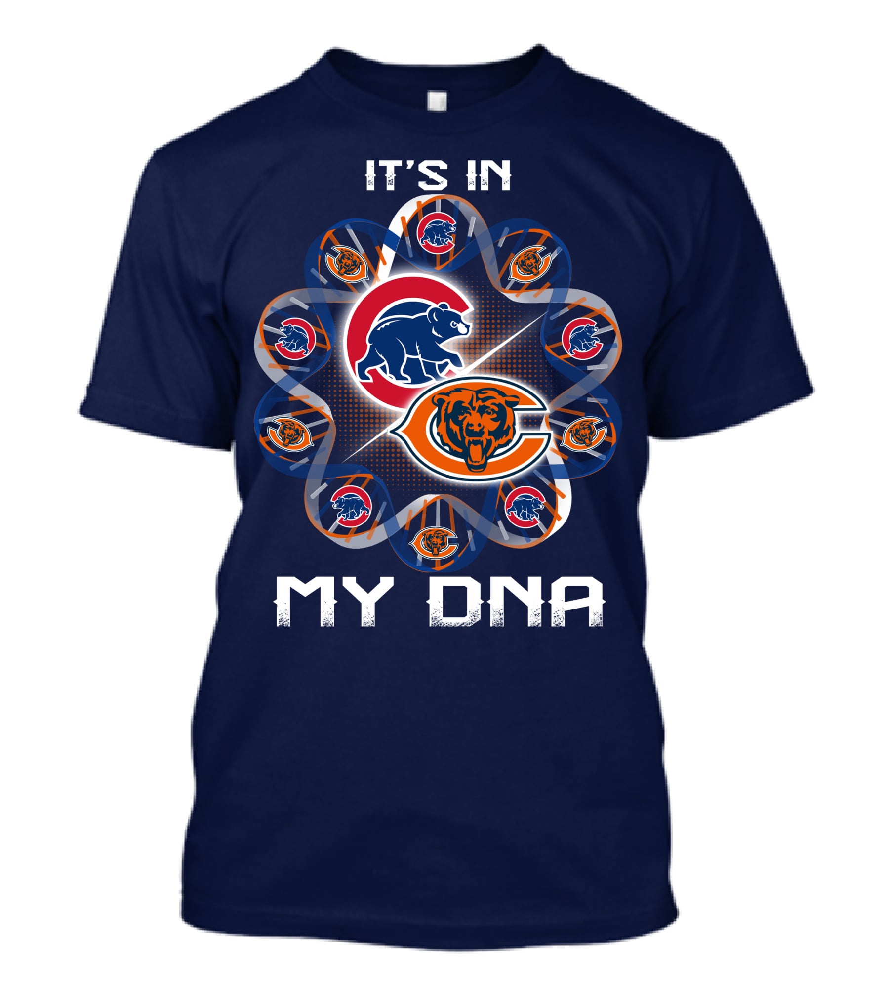 It's In My Dna Chicago Bears Logos T-Shirt