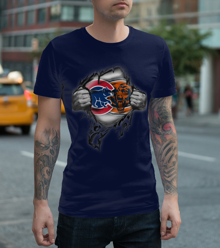 Chicago Bears Cubs Fusion 61 T-Shirt
