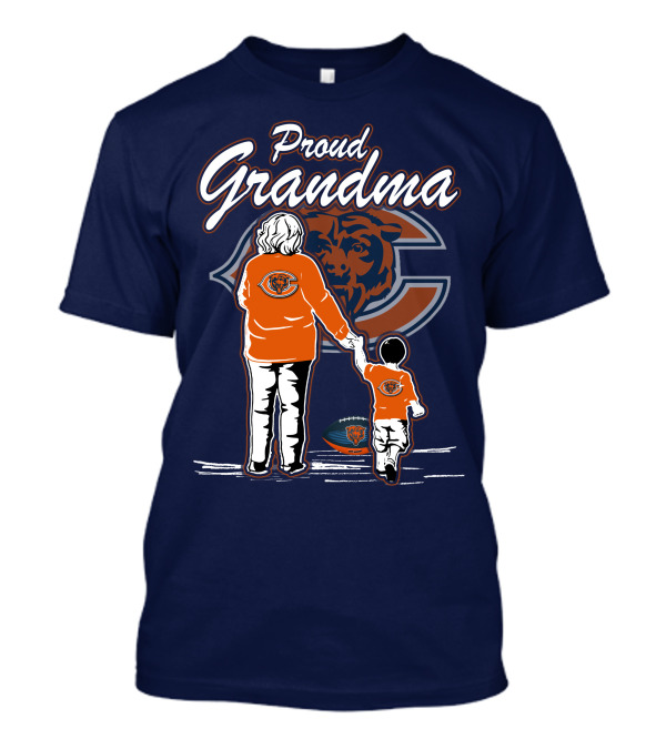 Proud Grandma Chicago Bears Family Spirit T-Shirt