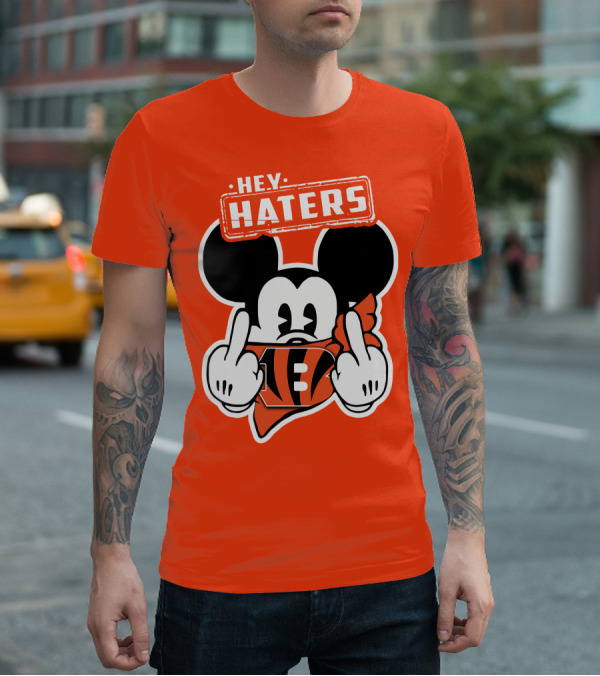 Hey Haters Mick V2 Cincinnati Bengals T-Shirt
