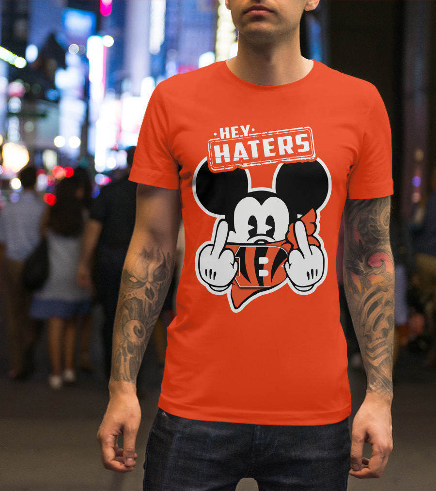 Hey Haters Mick V2 Cincinnati Bengals T-Shirt
