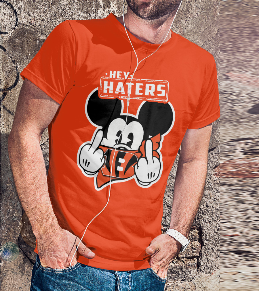 Hey Haters Mick V2 Cincinnati Bengals T-Shirt