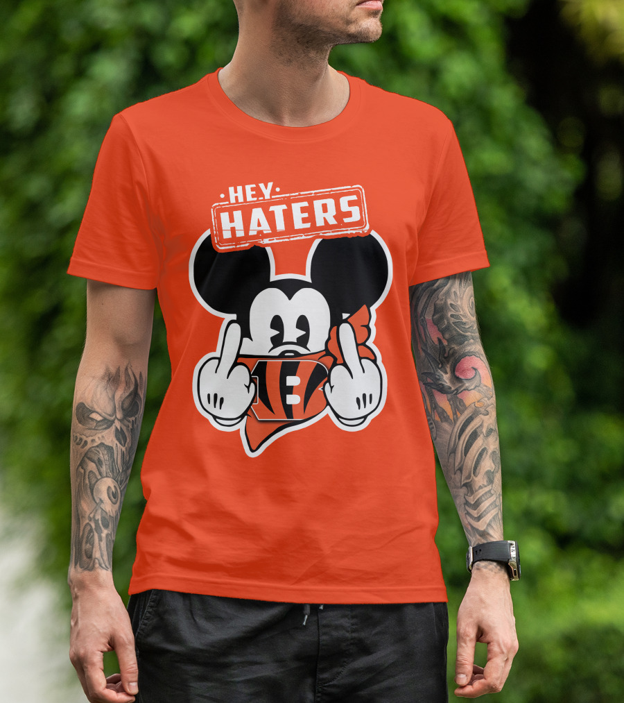 Hey Haters Mick V2 Cincinnati Bengals T-Shirt