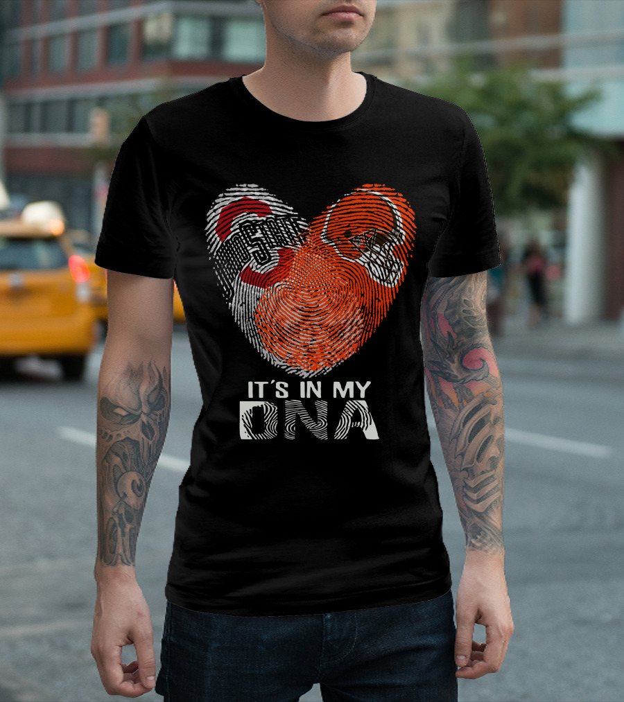 It's In My Dna Cleveland Browns Ohio State Buckeyes T-Shirt