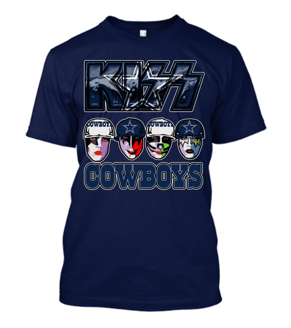 KISS Dallas Cowboys NFL Facepaint T-Shirt
