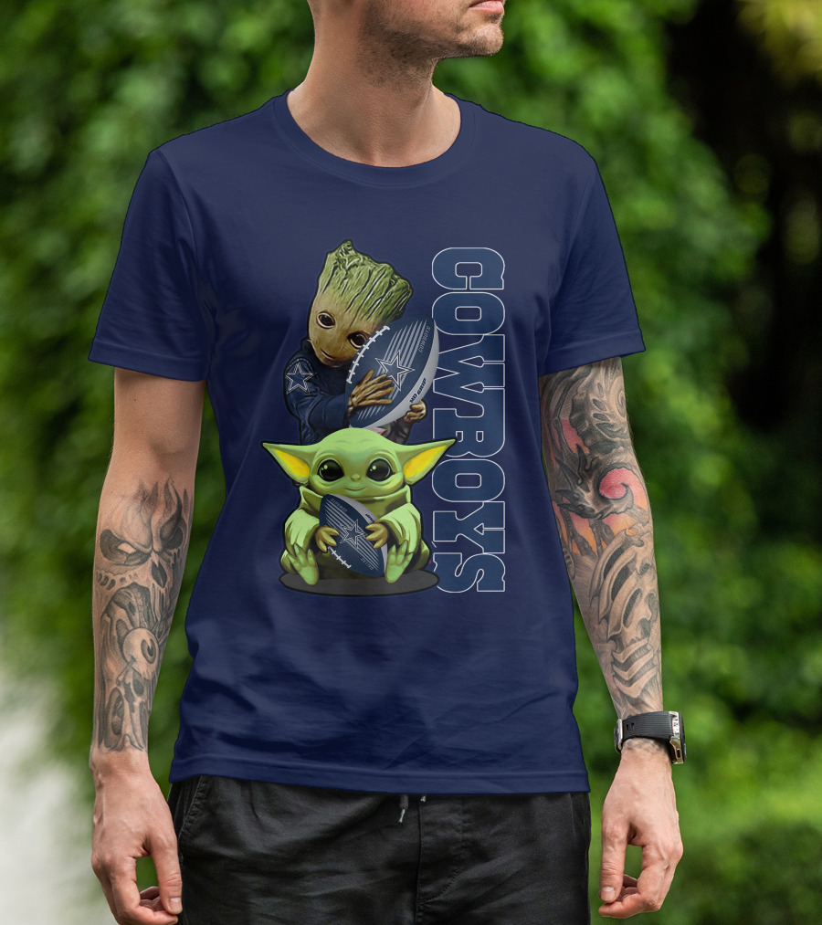 Grzd DALLAS COWBOYS COWBOYS Football Character T-Shirt