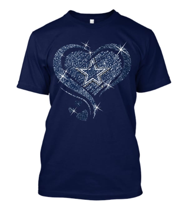 Heart Diamond Star DALLAS COWBOYS T-Shirt