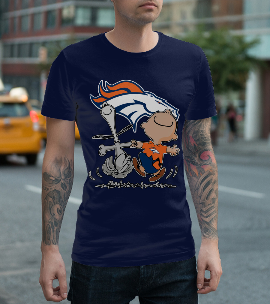 Denver Broncos Dancing Characters T-Shirt