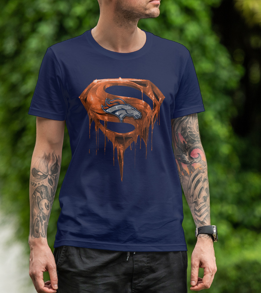 Superman Denver Broncos Fusion T-Shirt