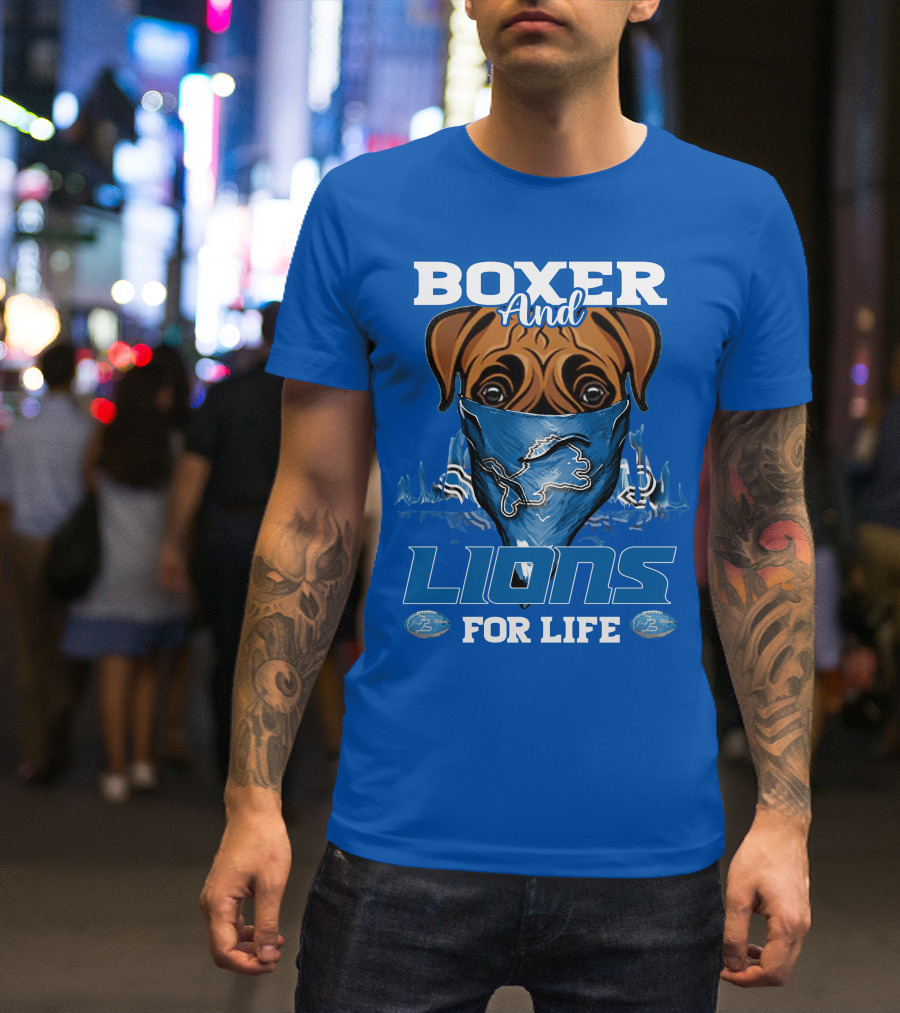 Boxer And Lions For Life T-Shirt