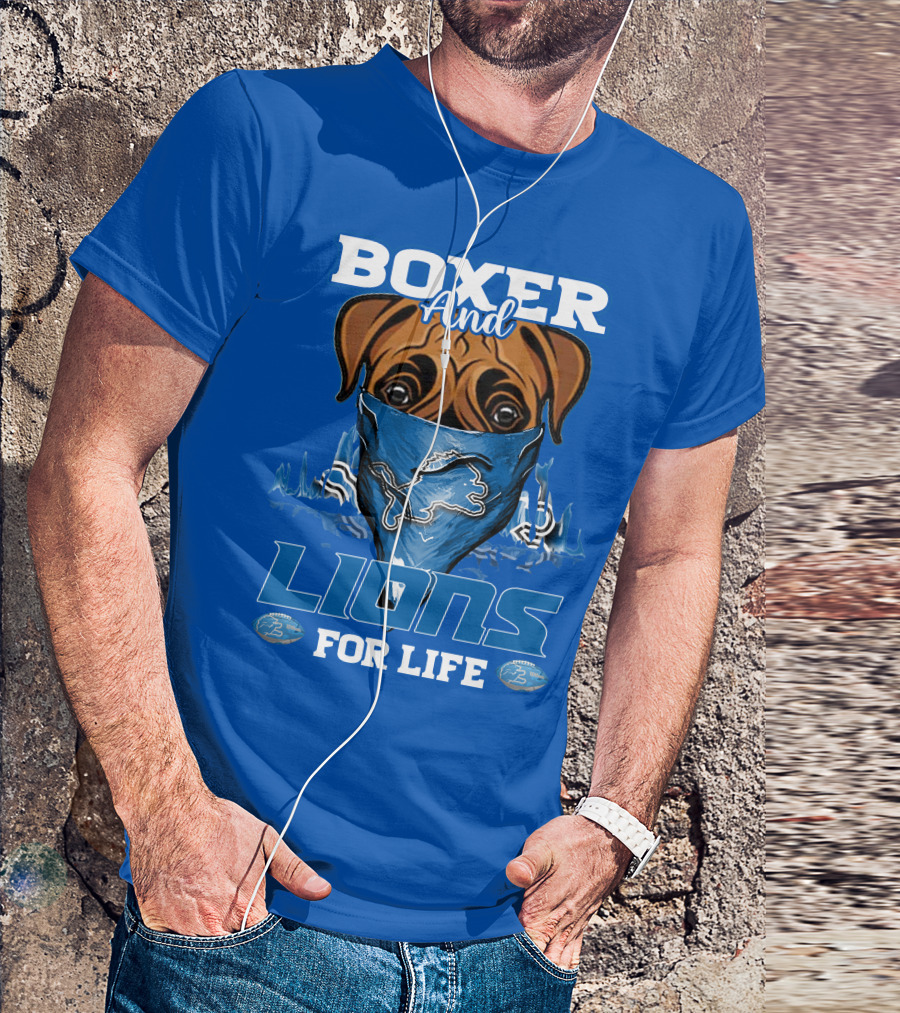 Boxer And Lions For Life T-Shirt
