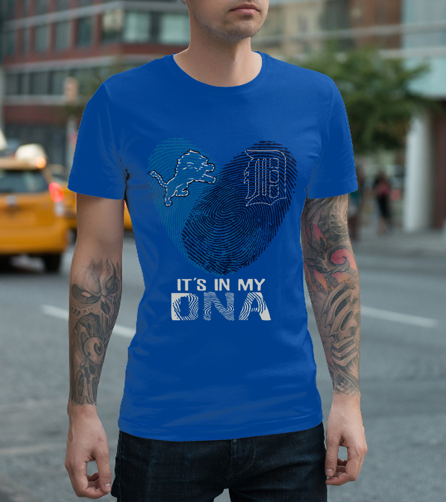 Detroit Lions Heart It's In My Dna T-Shirt